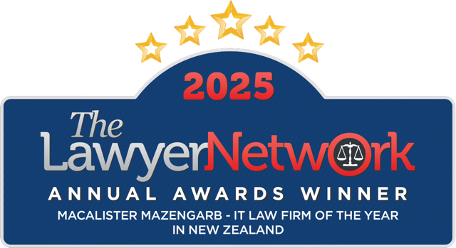 Lawyer Network: Macalister Mazengarb, IT Law Firm of the Year in New Zealand (Award)